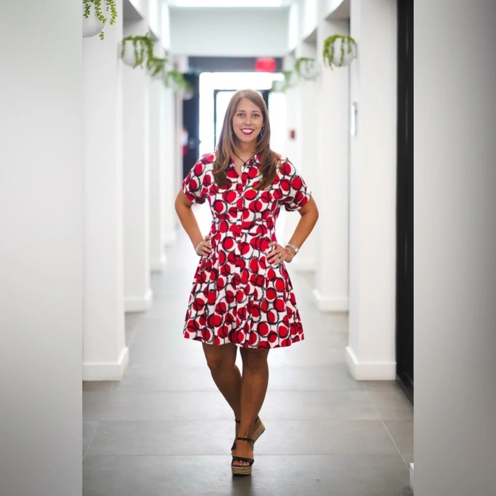 Kate Spade New York Floral Print Mini Dress, Size 2